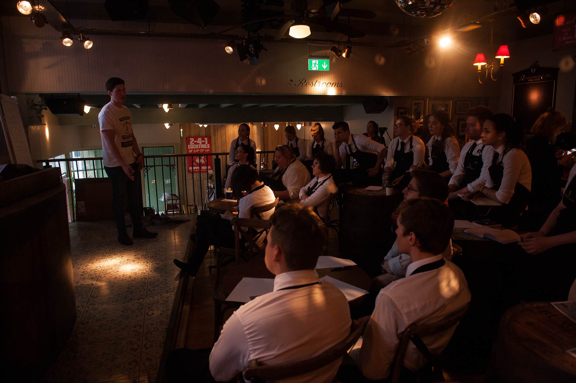 Staff receive rum training