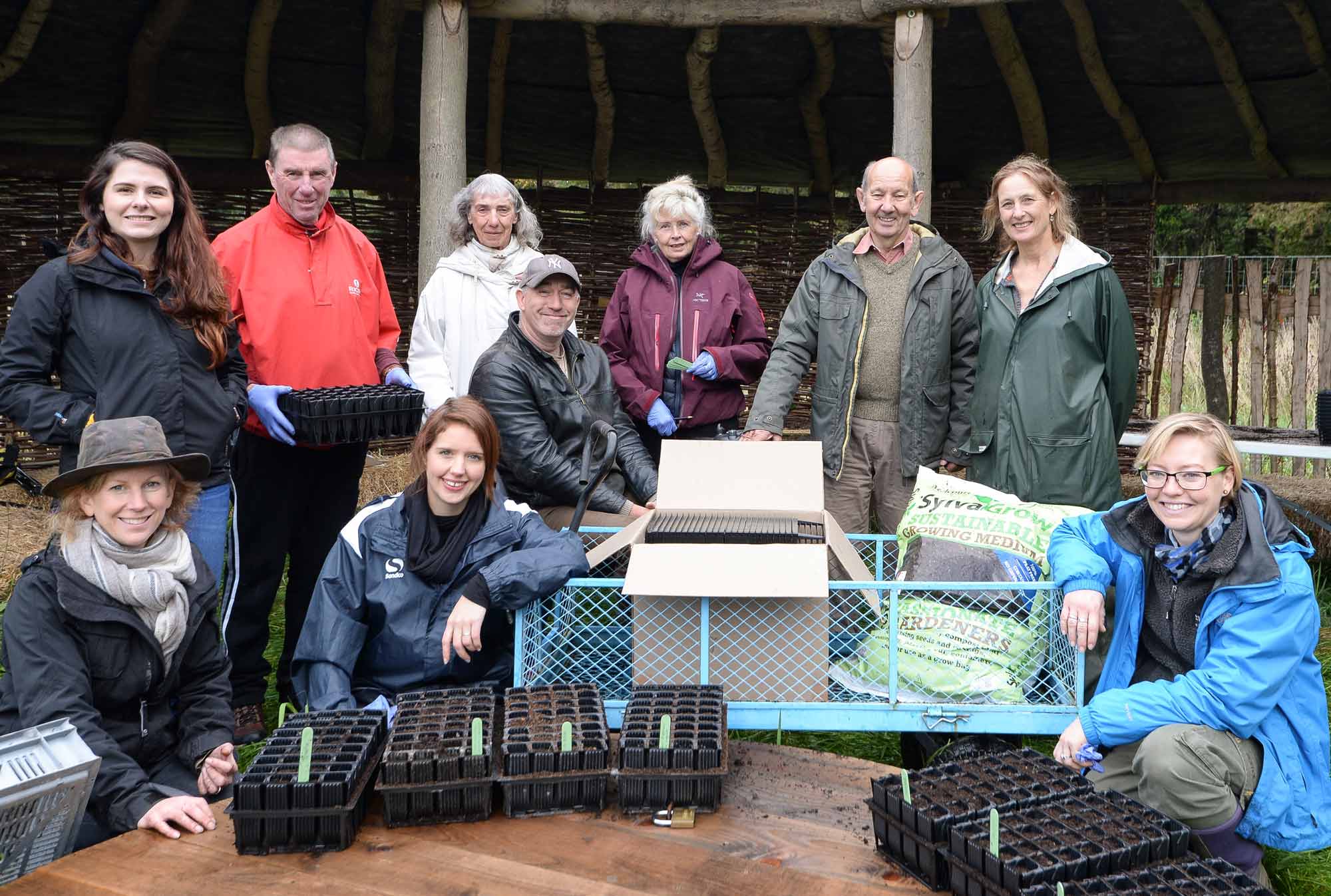 The Hagge Woods Trust has paid tribute to the hard work of local volunteers and staff from Betty’s Tearooms this week at the Three Hagges Wood Meadow site at the Hollicarrs, between Escrick and Riccall