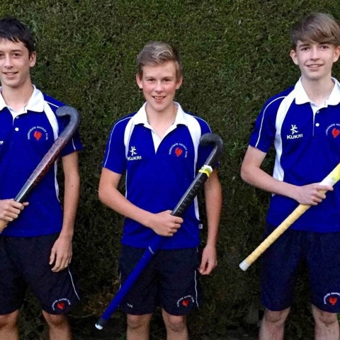 HGS students Thomas Nash (Yr10), Alfie Weaver (Yr9) and Charlie Willis (Yr11)