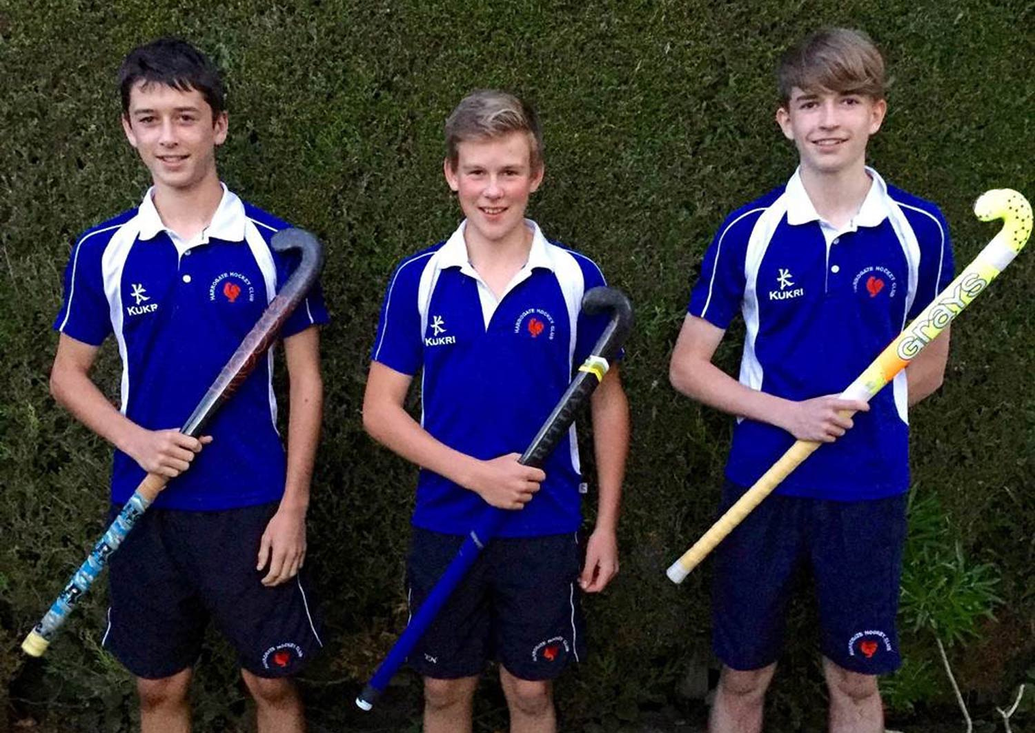 HGS students Thomas Nash (Yr10), Alfie Weaver (Yr9) and Charlie Willis (Yr11)