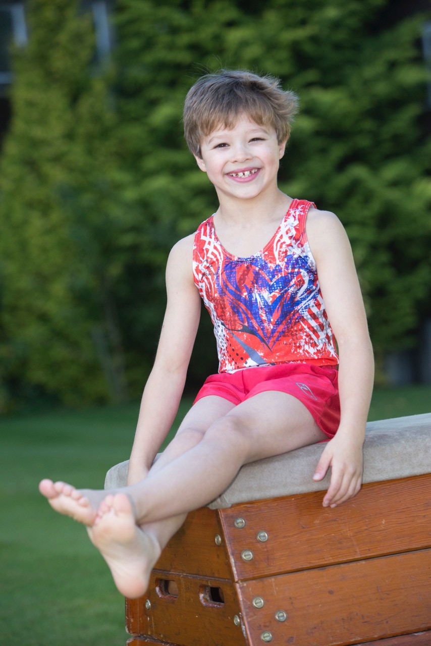 Robert, who trains for 17-and-a-half hours per week at the Leeds Gymnastics Club