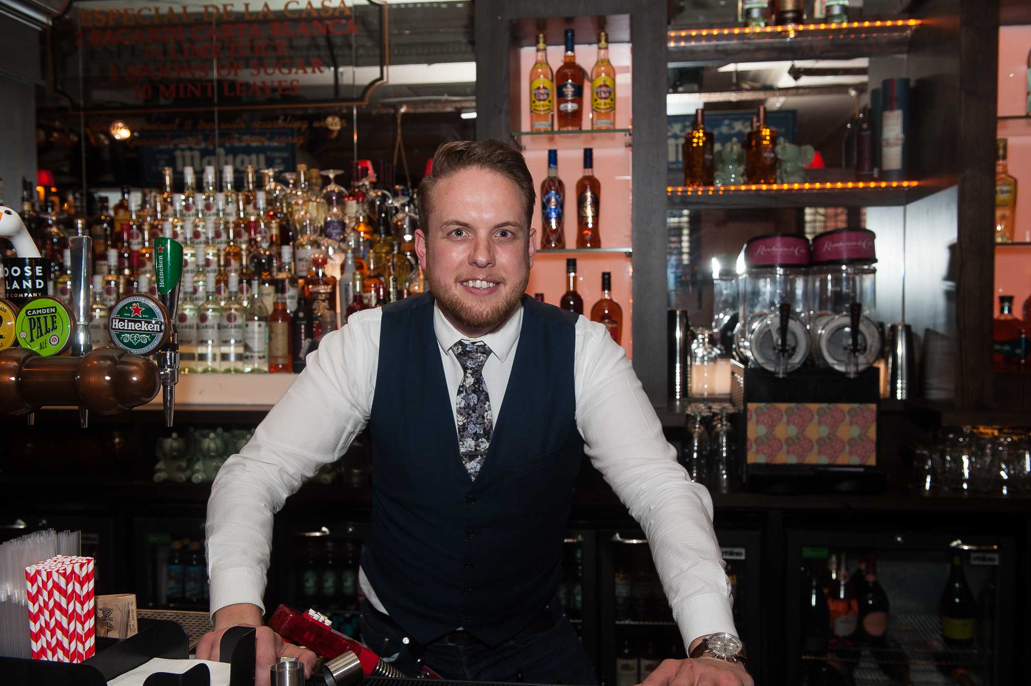 Revolucion de Cuba in Harrogate , General manager Will Kershaw