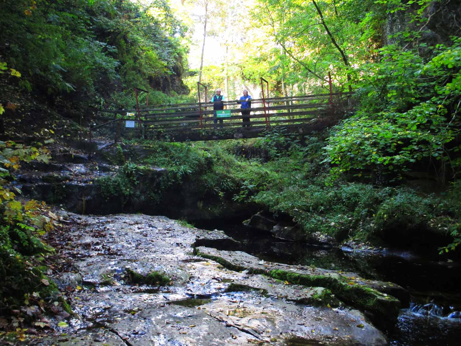 How Stean owners, Stan and Ann Beer, at the exact location depicted in Gallon’s painting