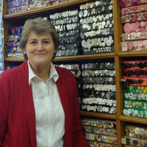 Group manager Michelle Horton is a button expert