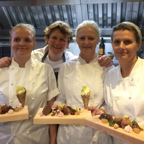 Stephanie with Bethany, Carol and Julie from The Wild Plum