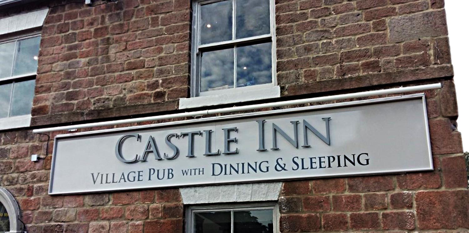 The Castle Inn, Spofforth - new signage
