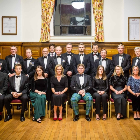 We Will Remember Them! Ashville teachers, Old Ashvillians and regional military dignitaries at the dinner in honour of WWI student soldiers