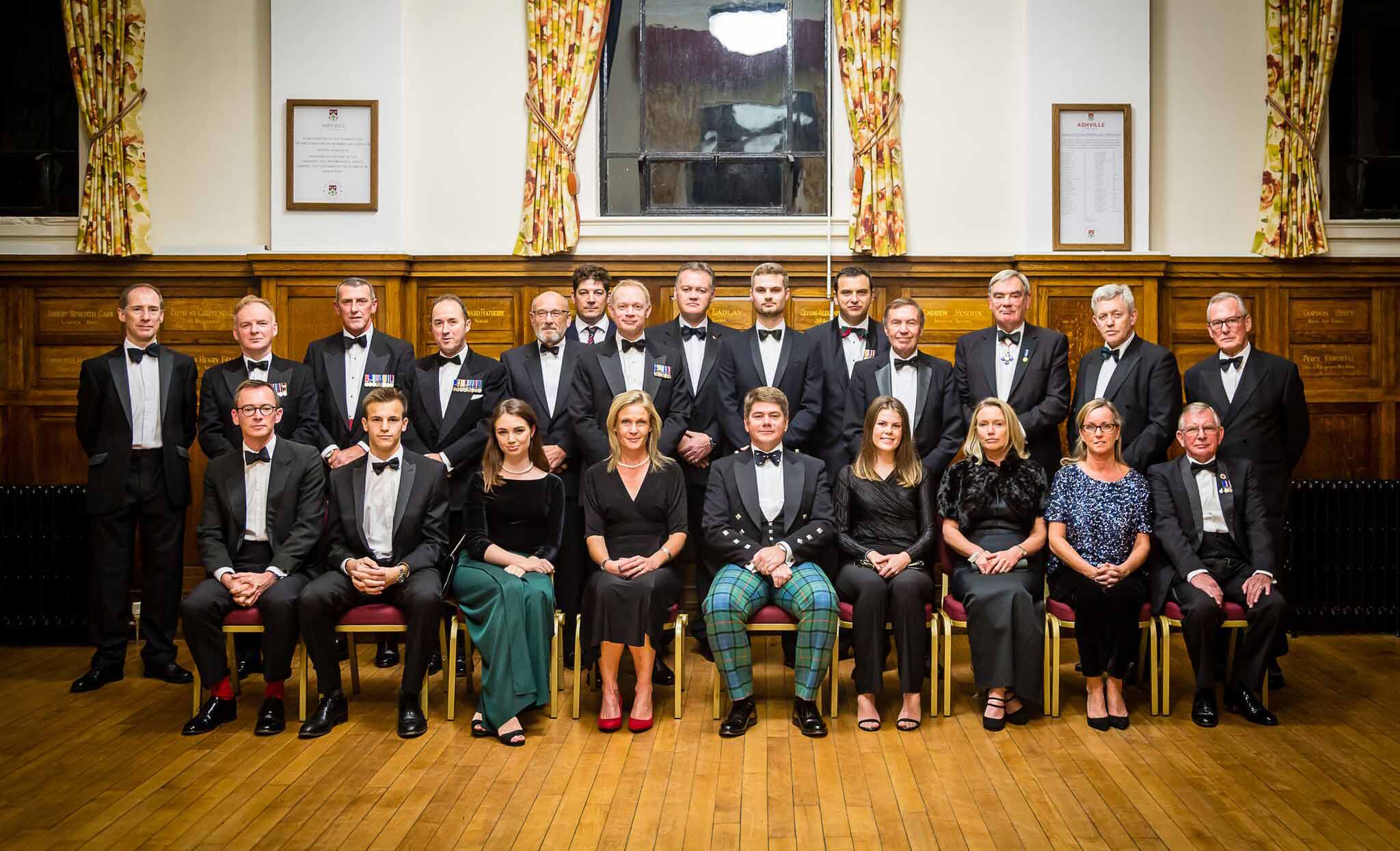 We Will Remember Them! Ashville teachers, Old Ashvillians and regional military dignitaries at the dinner in honour of WWI student soldiers