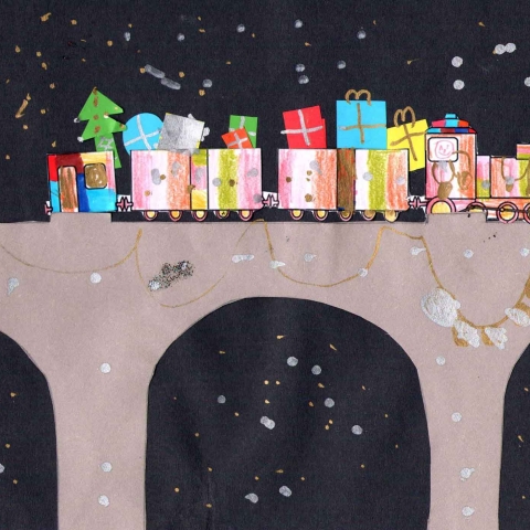 Chantelle’s Christmas card design