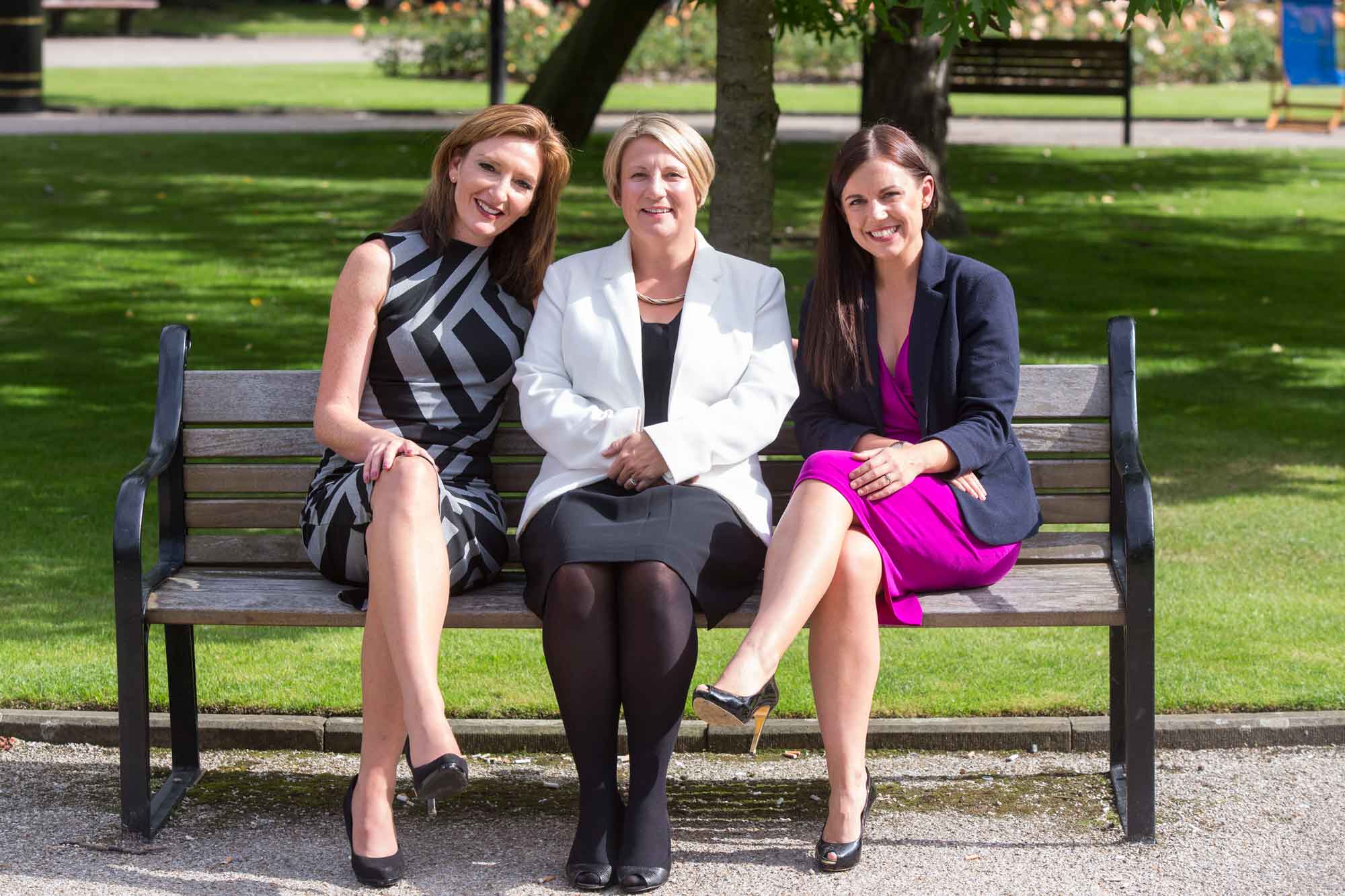 Consilia directors Sally Clark, Marie Walsh and Laura Clapton