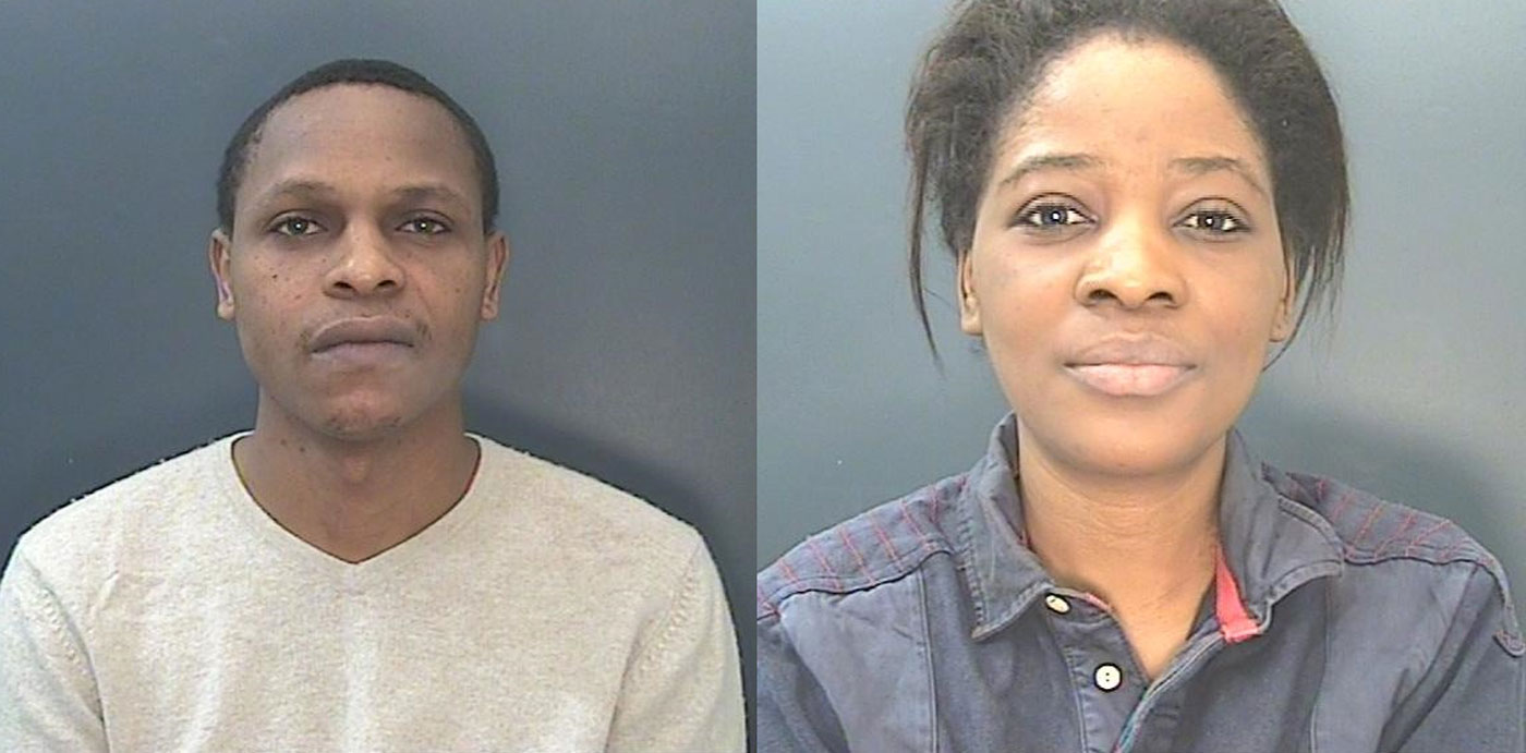 Memory Chirwa, aged 33, and her partner Raymond Makudza, aged 38, were both immediately sentenced to four year imprisonment