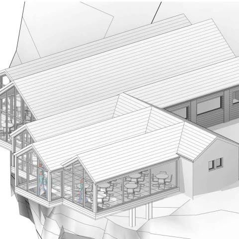 Artist’s impression - the extension to How Stean Gorge