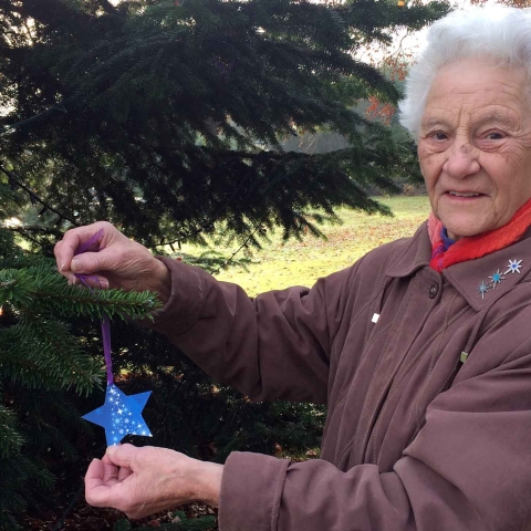 Margaret Booker, 89, from Harrogate, has made a Light up a Life dedication every year for six years to remember her husband Ken