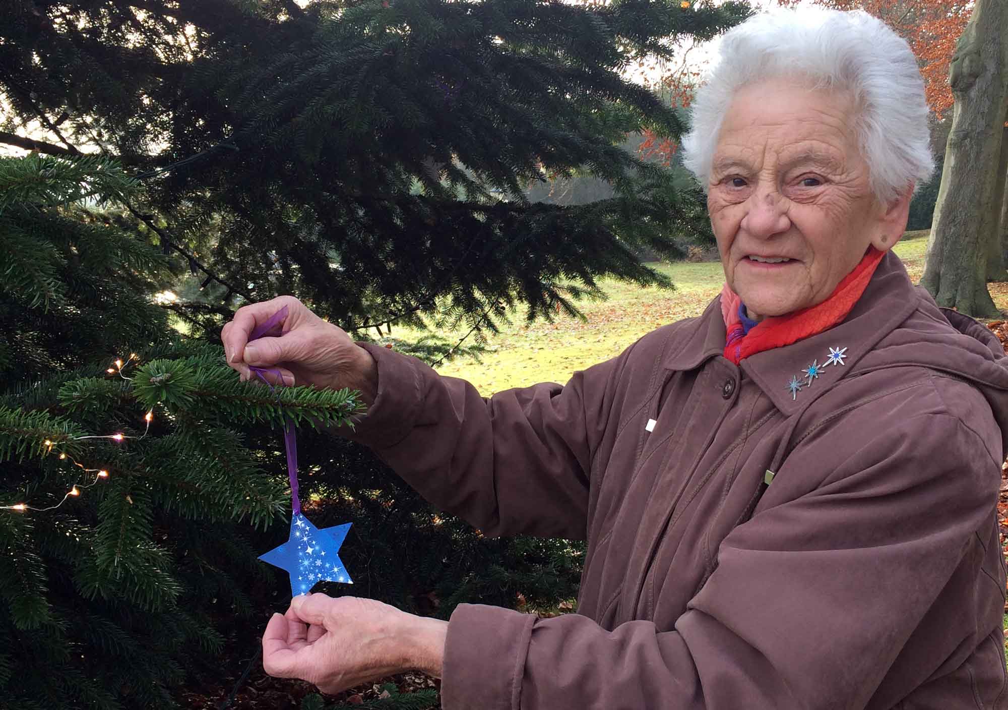 Margaret Booker, 89, from Harrogate, has made a Light up a Life dedication every year for six years to remember her husband Ken