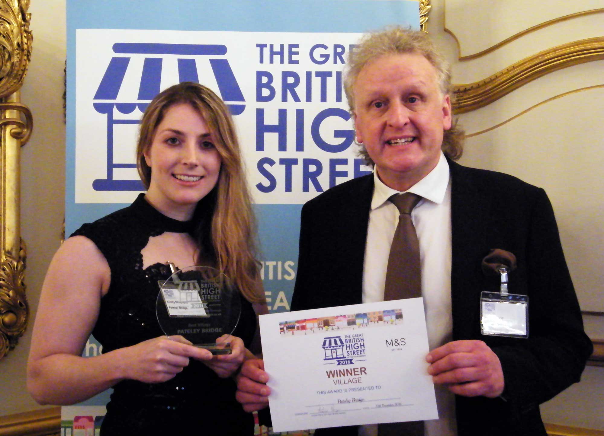 Kirsty Shepherd and Keith Tordoff, representing Pateley Bridge