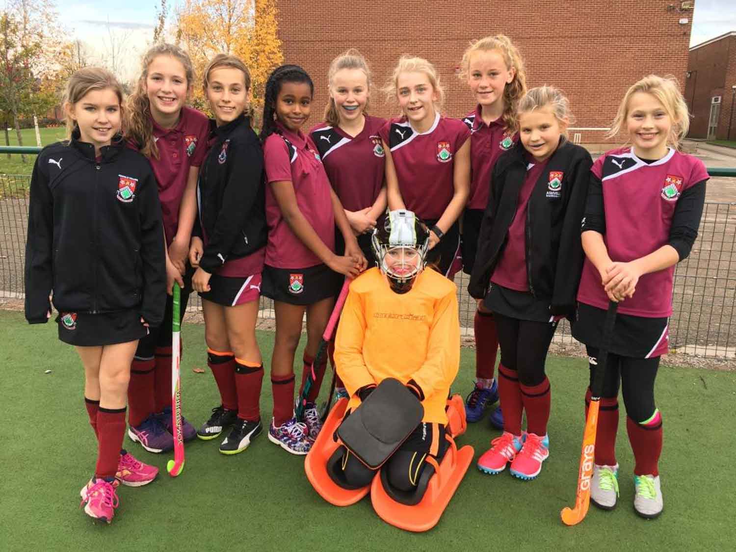 U12 hockey: Proud team! U12 Hockey team after competing in the North Yorkshire Finals