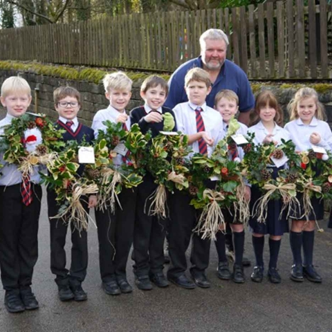Youngsters at ‘outstanding’ Harrogate prep school Belmont Grosvenor have been getting into the Christmas spirit with the help of local charity Horticap