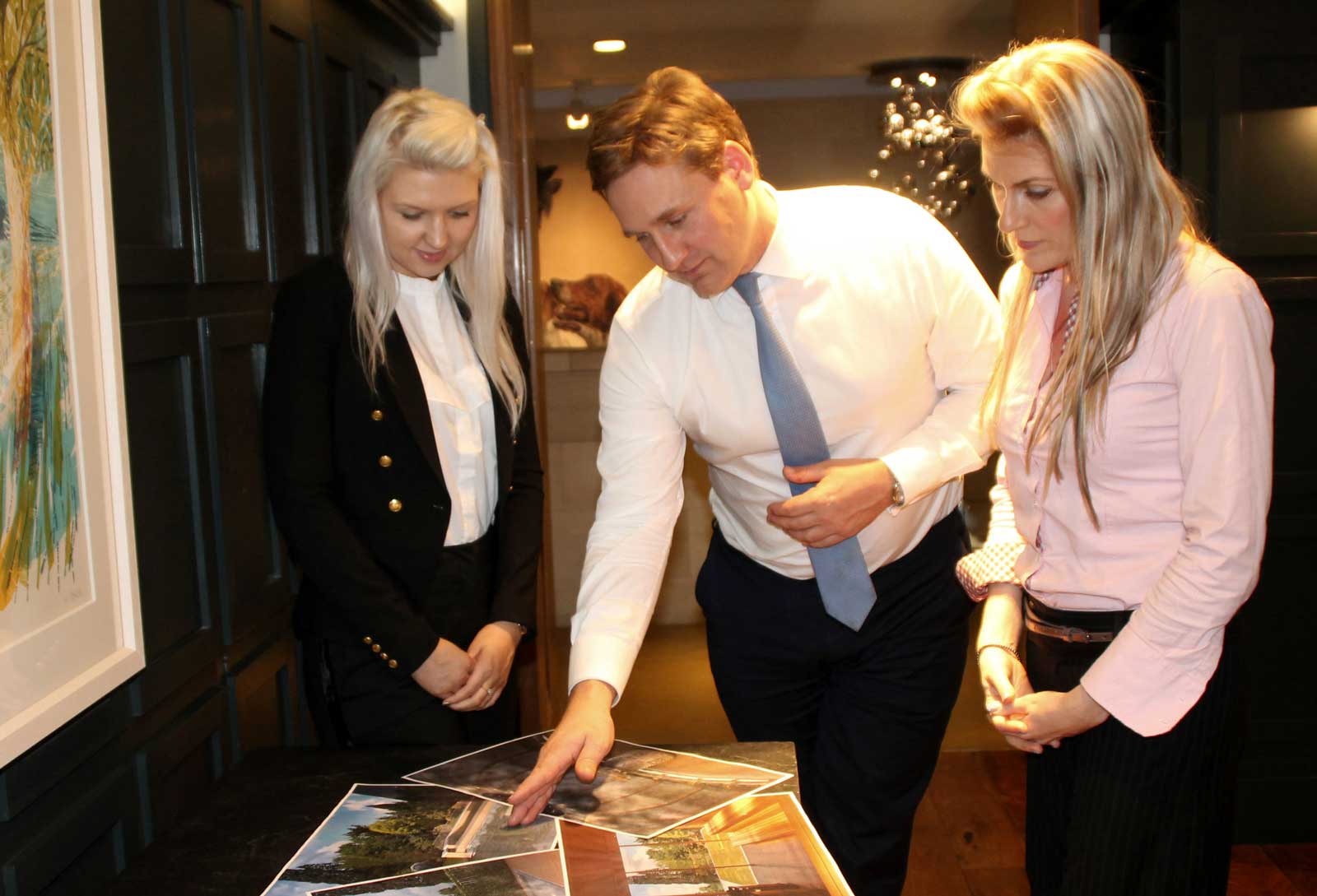 Matthew Mackaness Rudding Park Spa Director shares the latest plans with members of the spa team