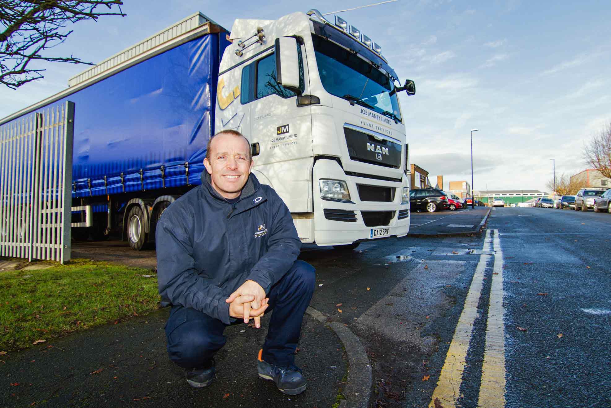 Paul Robson of Joe Manby Limited which is expanding its transport fleet to service its growing customer base