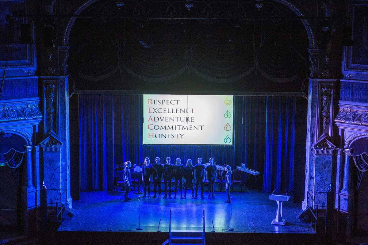 Frenetic Theatre Company performing REACH