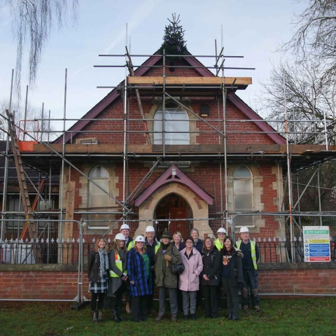 A Topping Out ceremony has been held at the new £500,000 home for people living with dementia and their families in Burton Leonard, near Harrogate