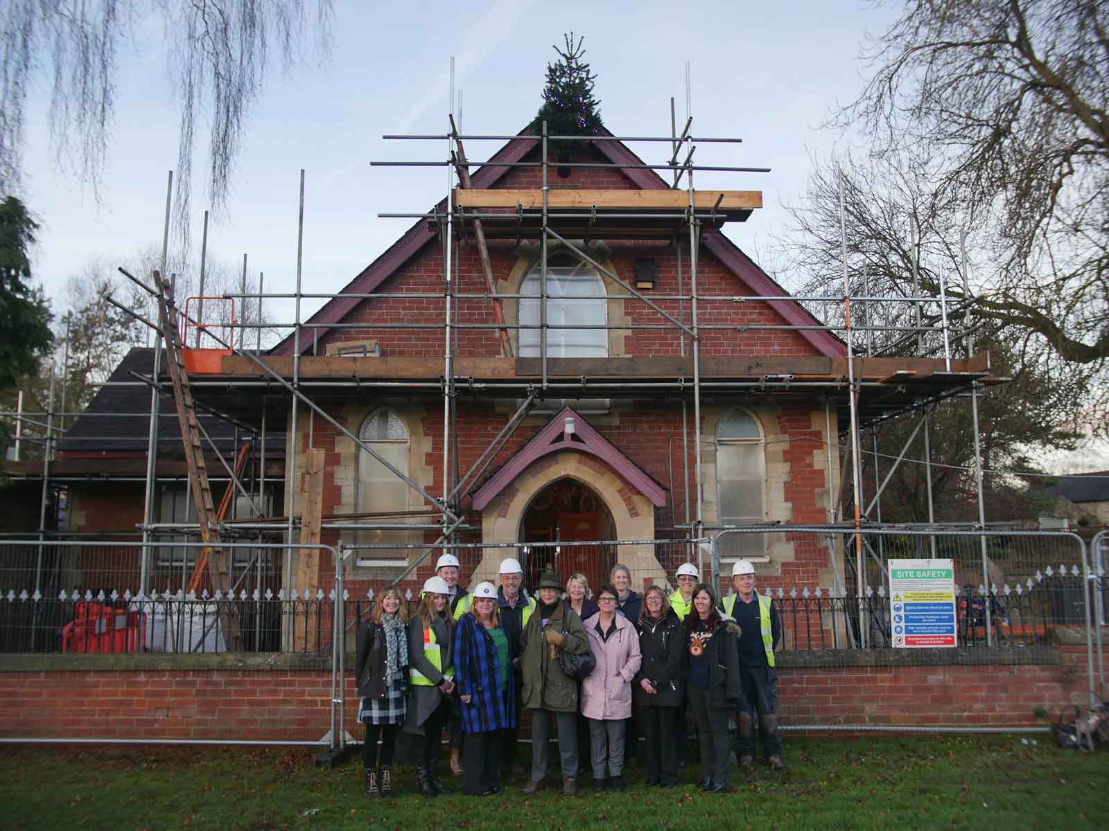 A Topping Out ceremony has been held at the new £500,000 home for people living with dementia and their families in Burton Leonard, near Harrogate