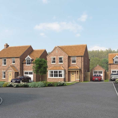 Developers are adding a ‘green’ dimension to all 14 of the countryside properties being built at Melmerby, near Ripon, by installing air source heat pumps rather than conventional gas or oil.