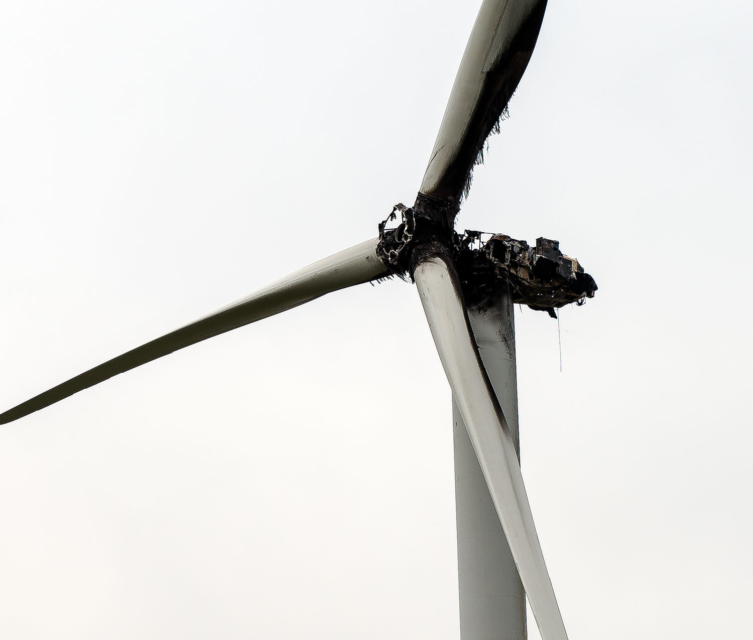 Damaged turbine