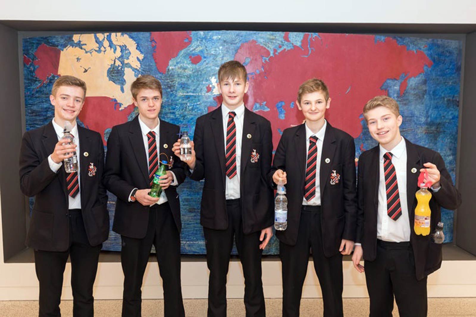 Oliver Bean, Harris Calvert, Jonty Trott, Ben Jackson and Seb Cassidy
