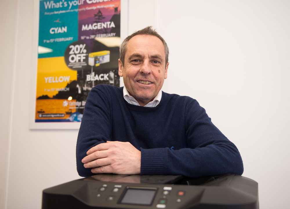 Mick Woods, The new store manage