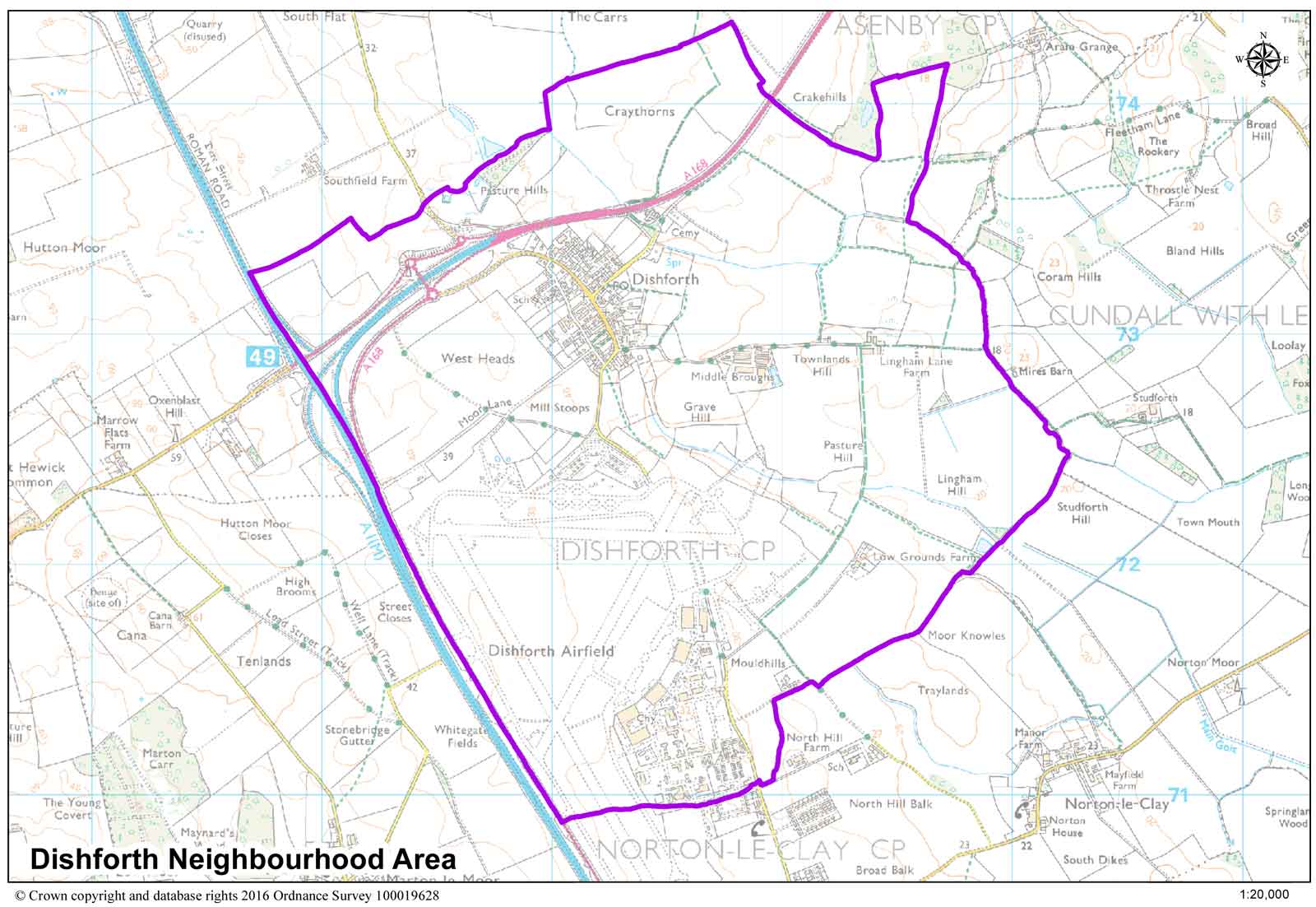 boundary of new Disforth Neighbourhood Area