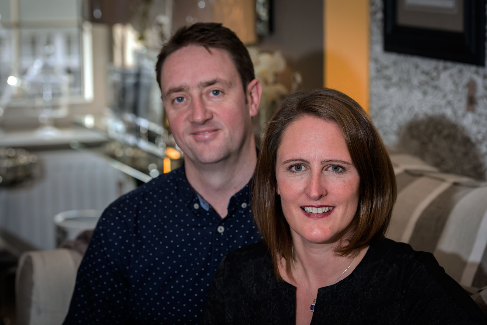 Glyn and Eleanor Goddard - owners of Furnish & Fettle