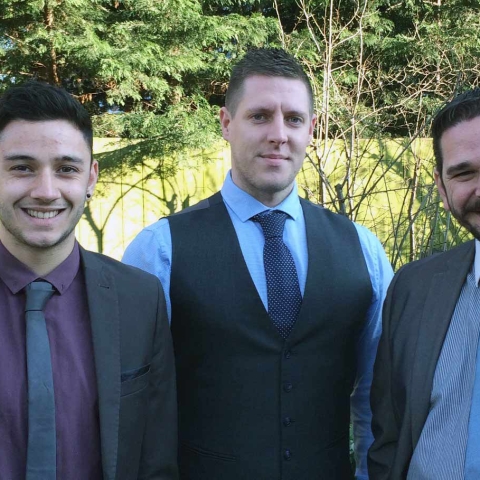 Brice Morrow, Ben Dean and Adam Oddy