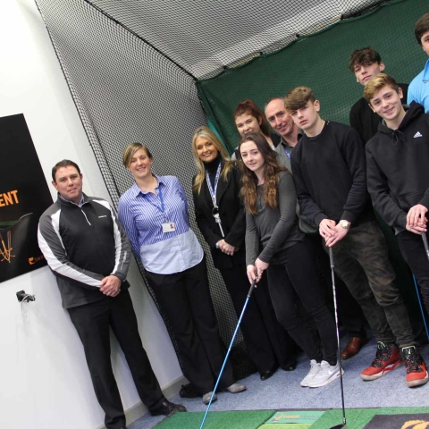 Harrogate College and Rudding Park Golf Academy are teaming up in a community partnership
