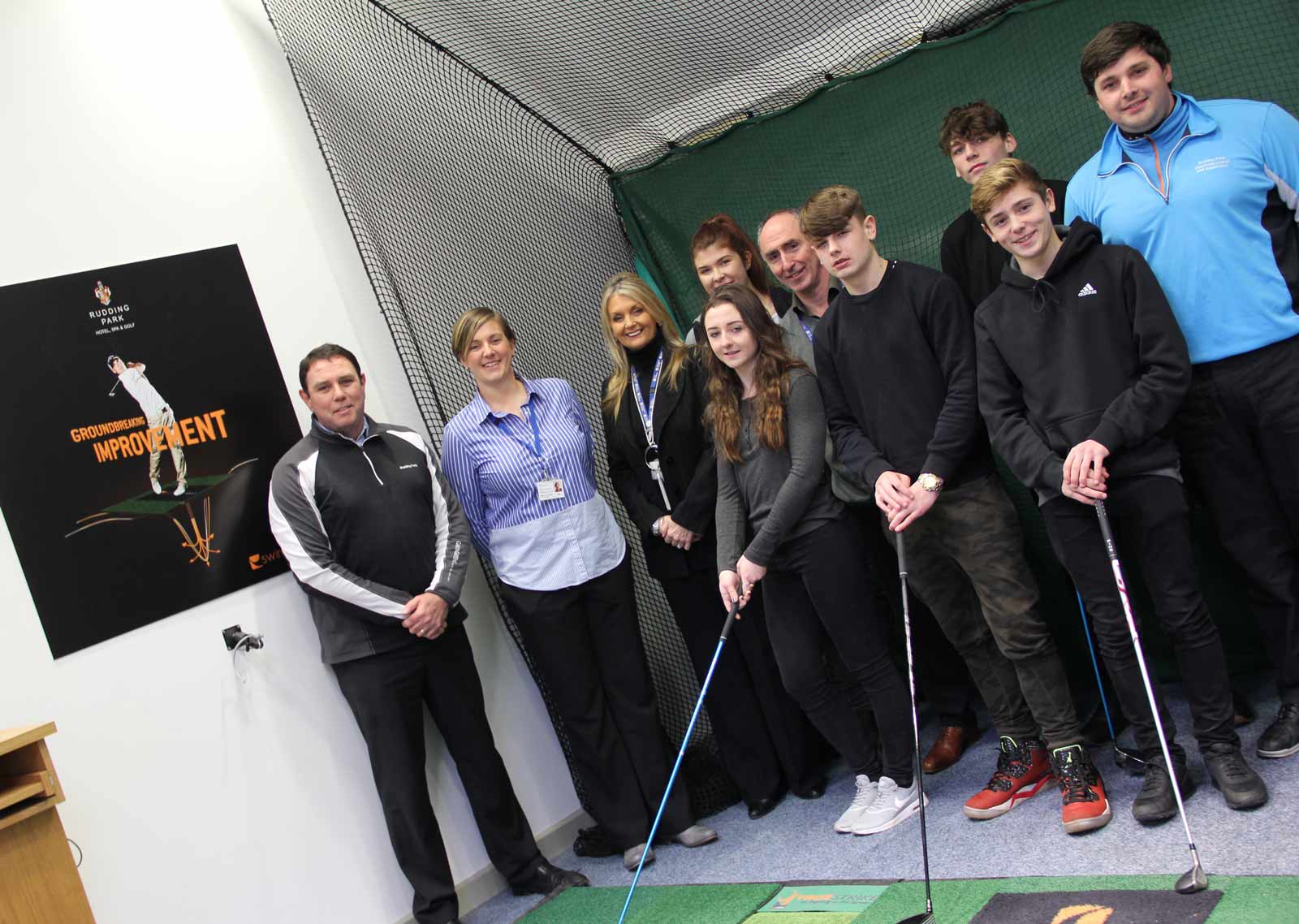 Harrogate College and Rudding Park Golf Academy are teaming up in a community partnership