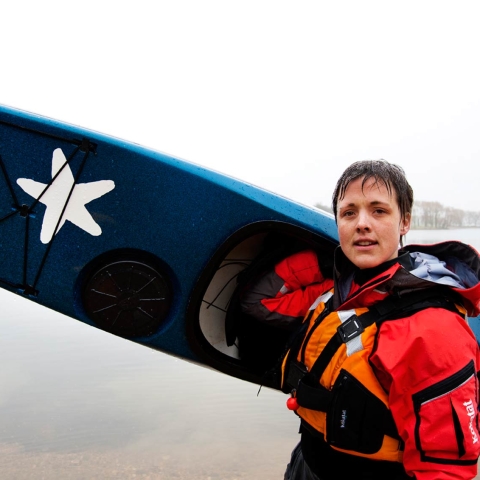 Sarah Outen, who spent four-and-half years rowing, cycling and kayaking around the world