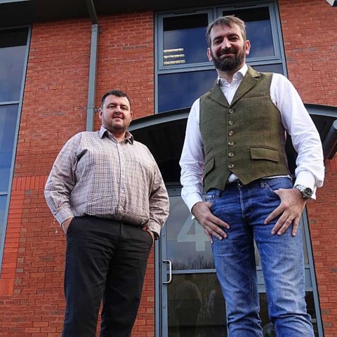 The Heat Is On! Jörd Energy directors Ian Goodwin (front) and Garry Coulson