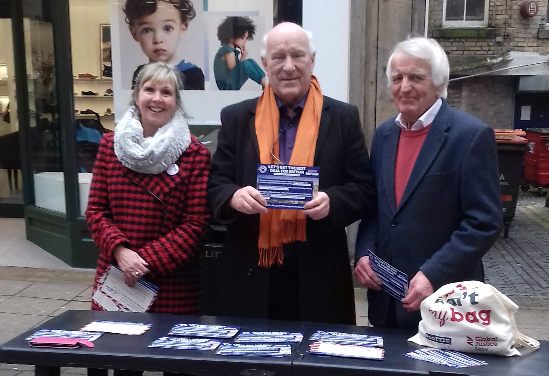 John Harris, Liz Charnley and Les Parkes