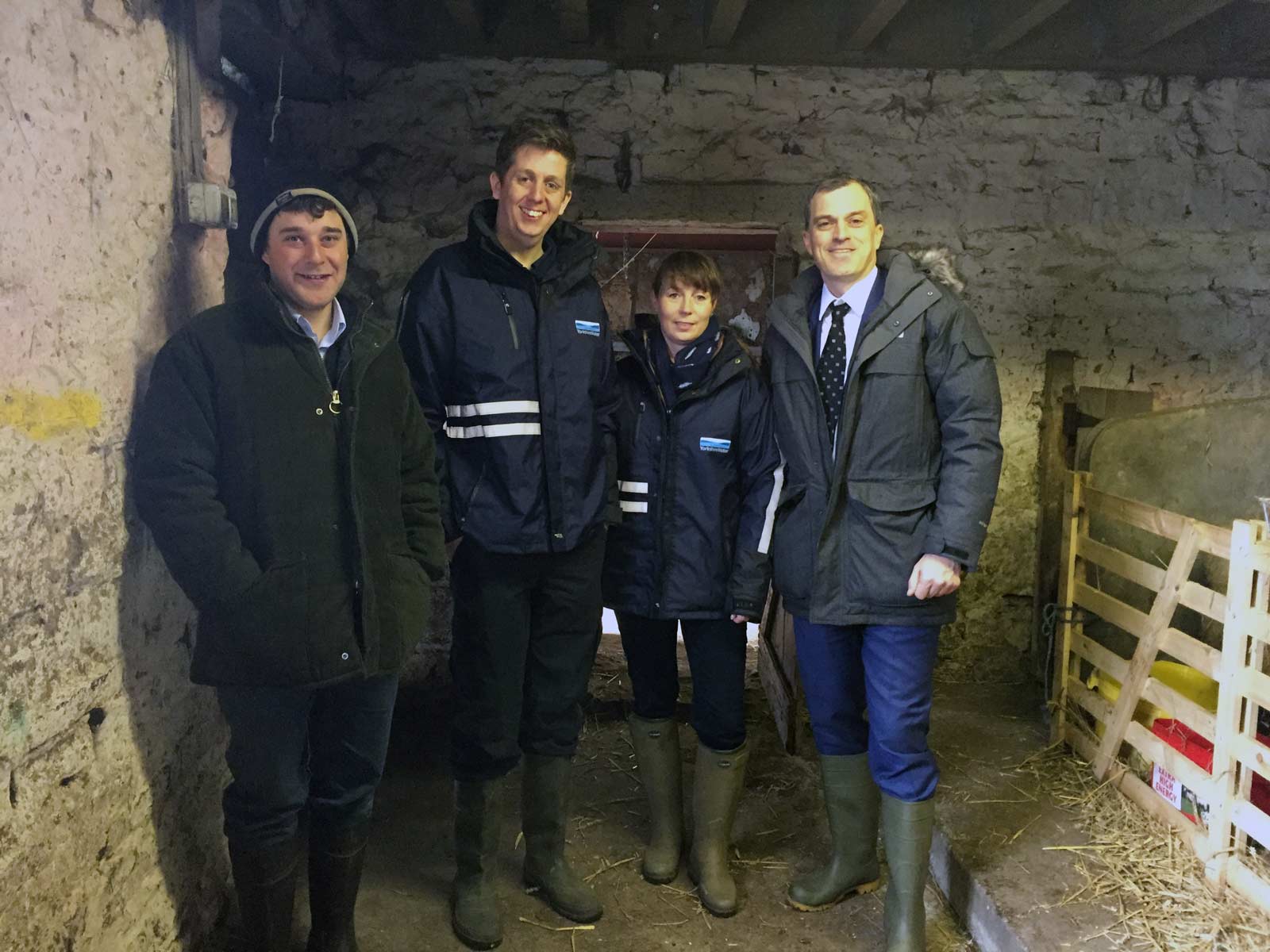 Julian Smith MP visits Humberstone Bank Farm