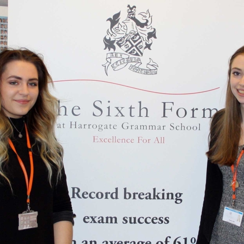 HGS students, Natalia Slomczykowski and Emma Ball