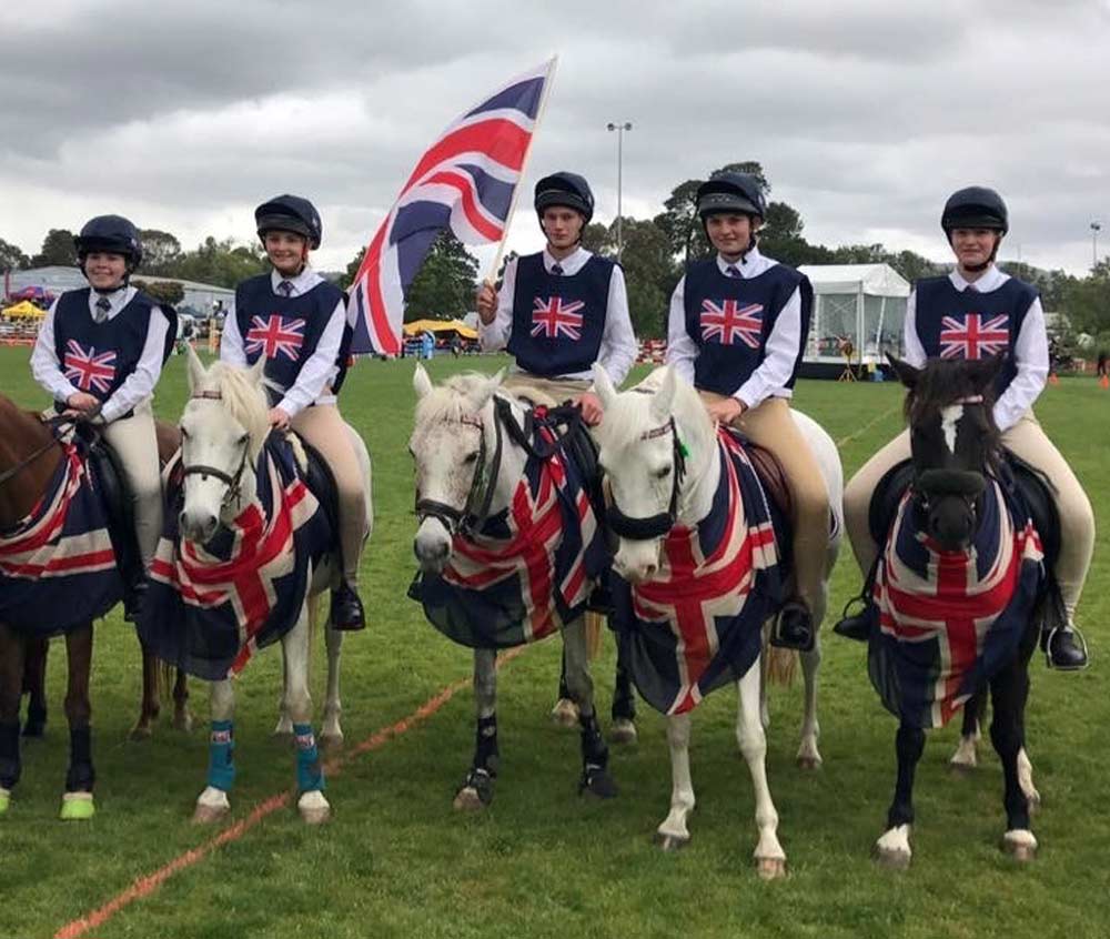 Team GB with Molly Robinson on the right