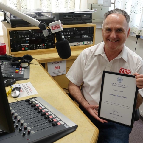 Royal Seal of Approval! Harrogate Hospital Radio with The Duke of York’s Community Initiative Award