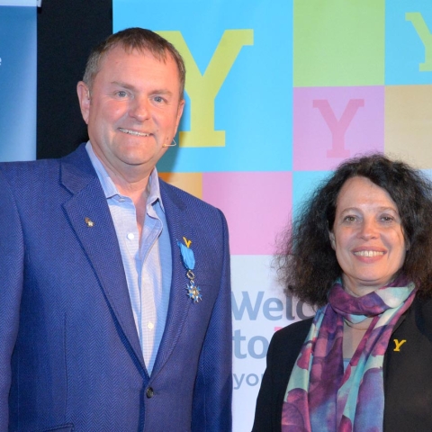 Sir Gary Verity and Her Excellency, Sylvia Bermann, French Ambassador to the UK