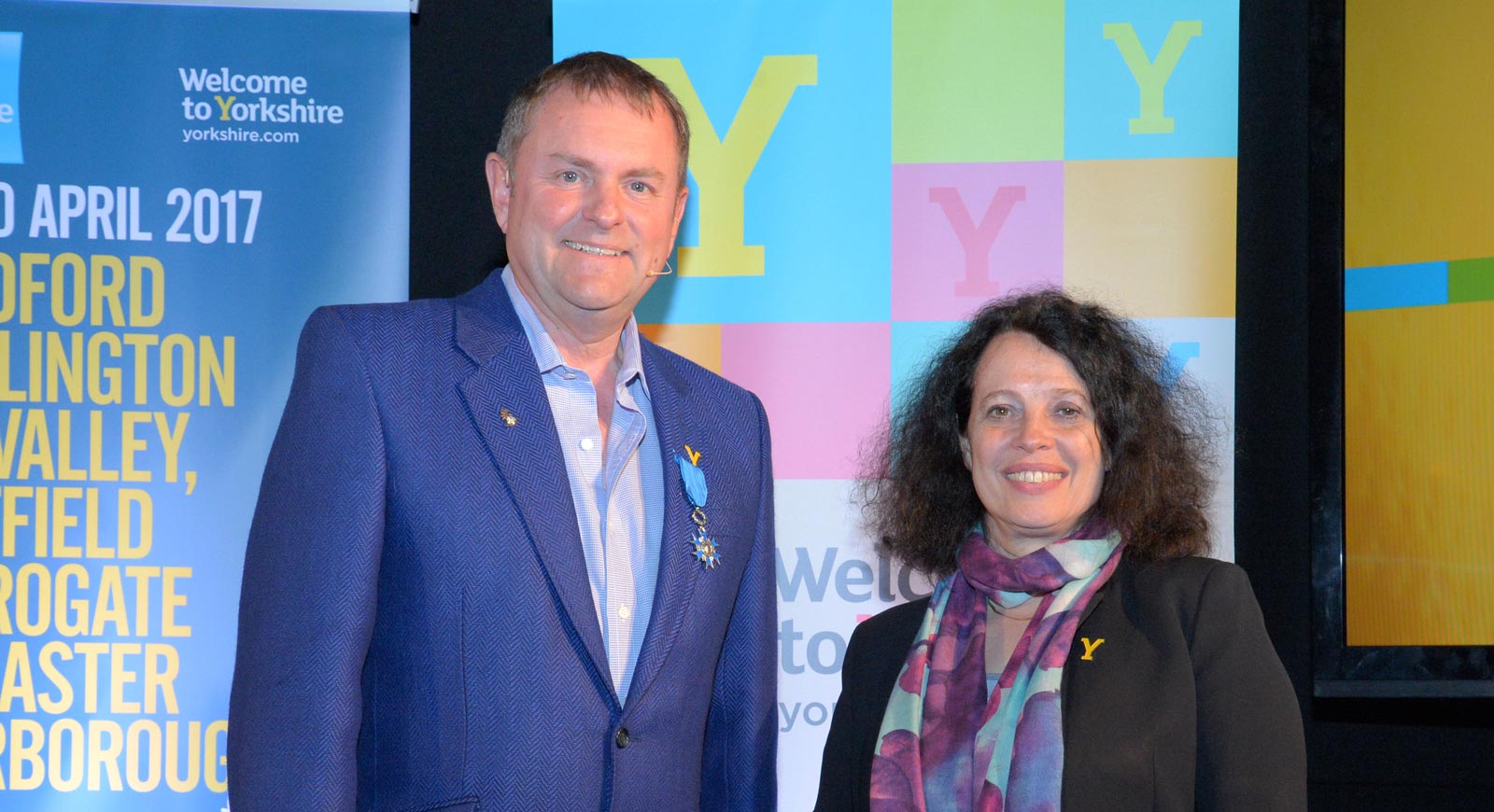 Sir Gary Verity and Her Excellency, Sylvia Bermann, French Ambassador to the UK