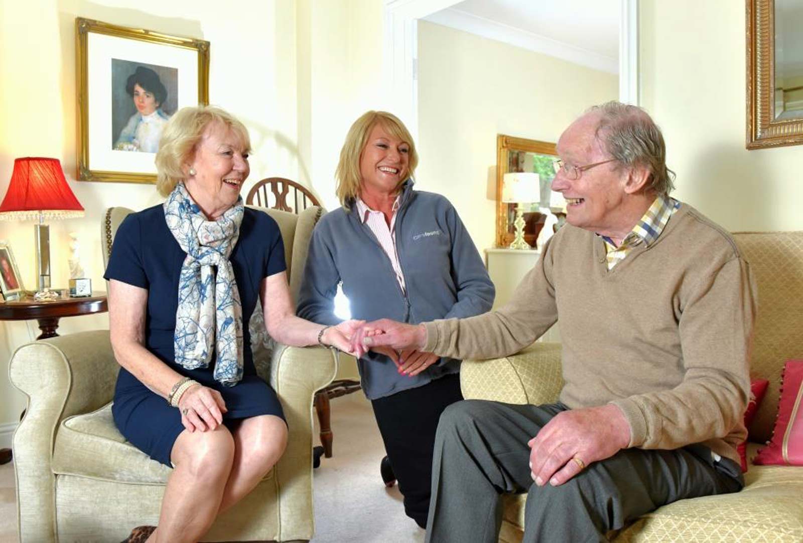 Lorna Dawber, Home Care Manager at Carefound Home Care in Harrogate (middle)