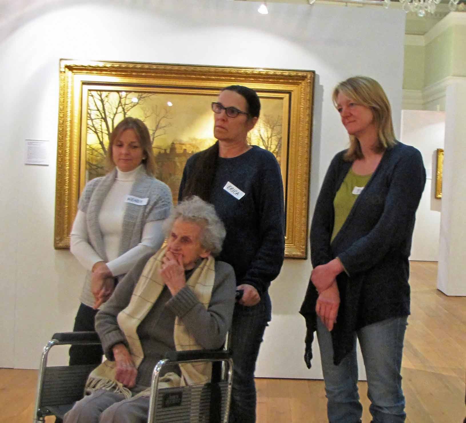 A dementia friendly session at the Mercer Art Gallery in Harrogate