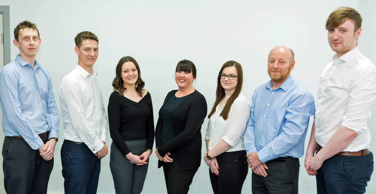 oosting customer experience: Synergy’s new team members with Gemma Manning, client services director (centre)