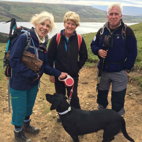 Frances Atkins of the Yorke Arms and Steve Spellman of Sypeland Outdoors Pateley Bridge.