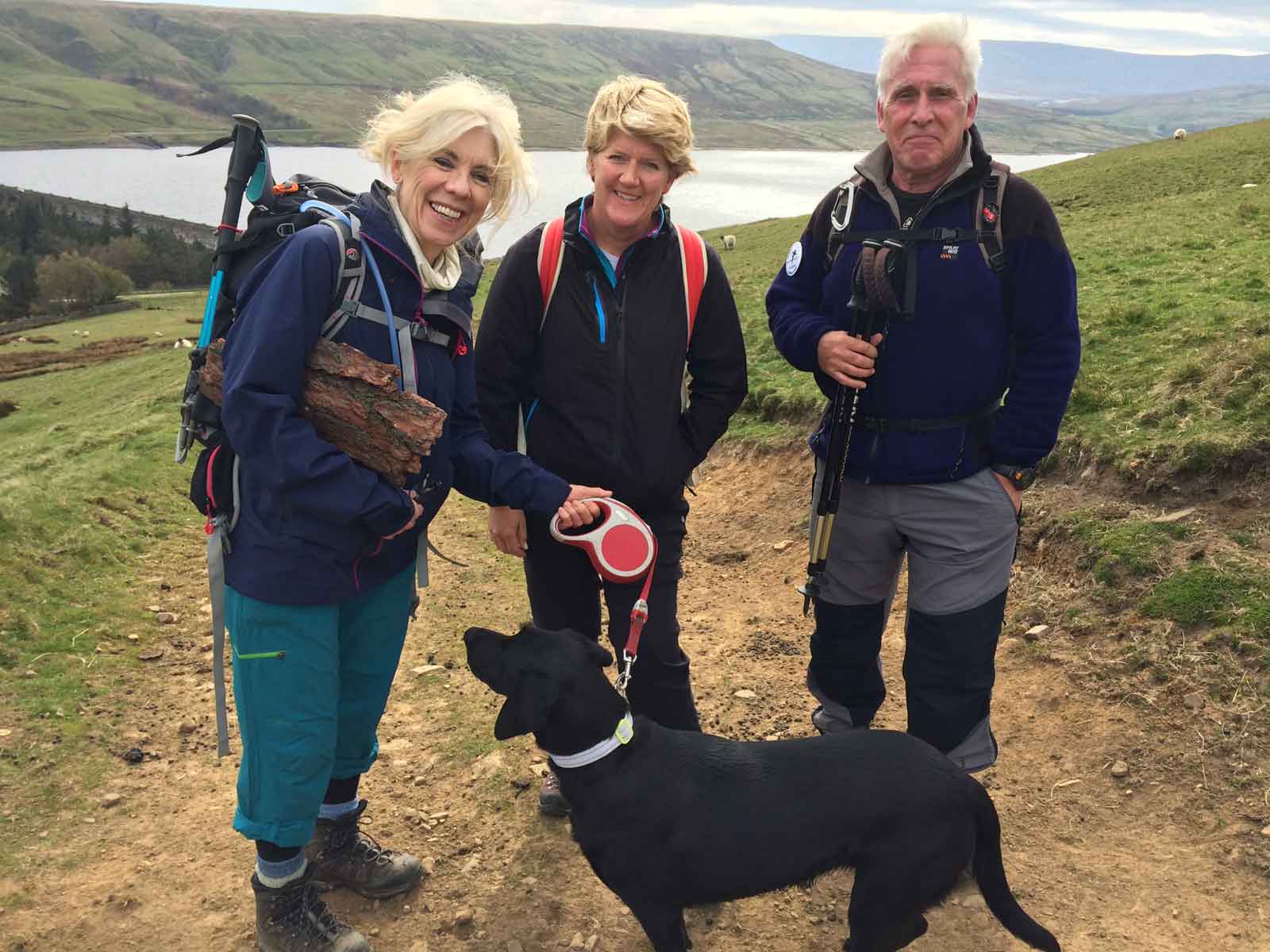 Frances Atkins of the Yorke Arms and Steve Spellman of Sypeland Outdoors Pateley Bridge.