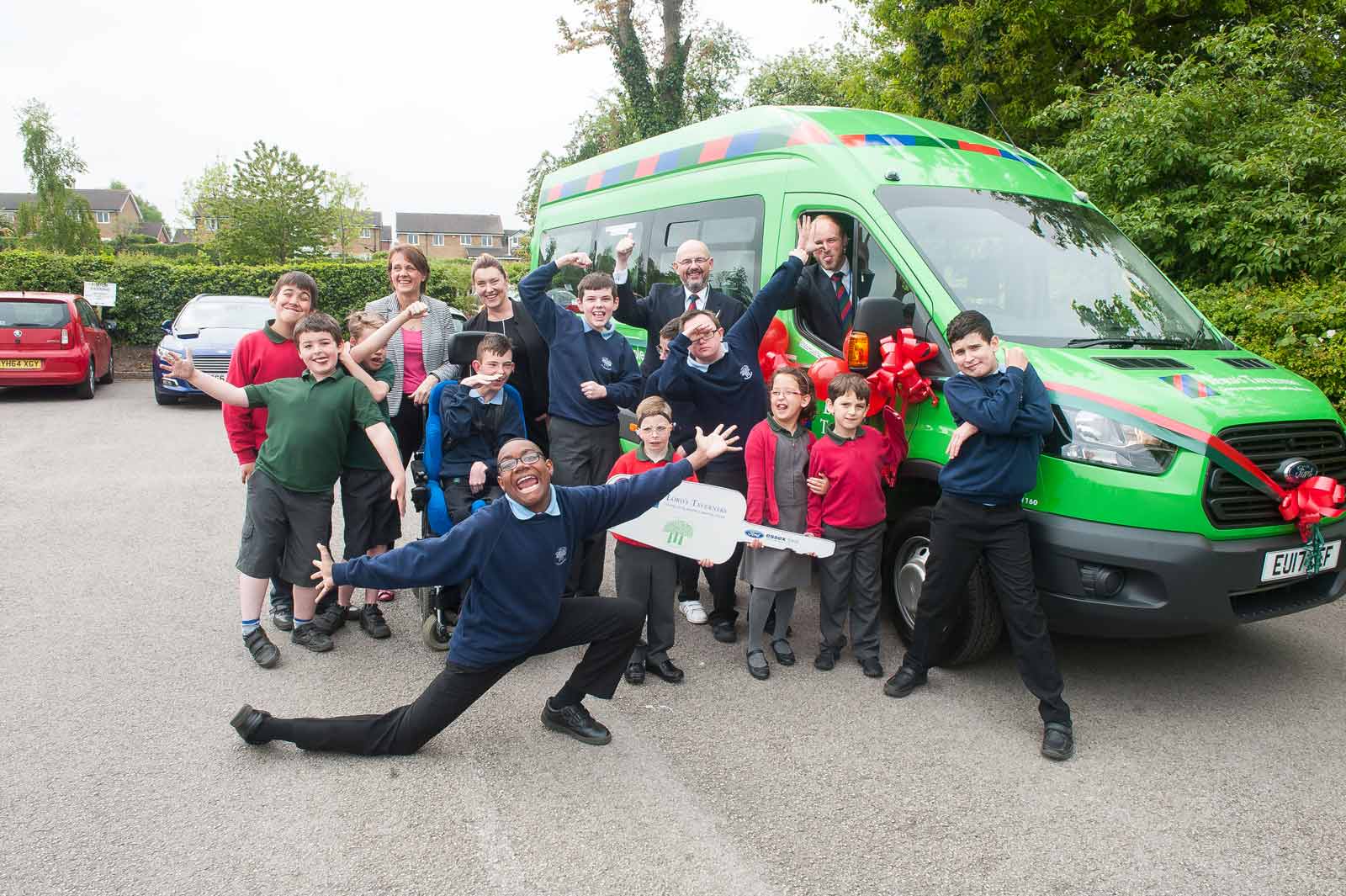 Funding from People's Postcode lottery helps provide Forest School with Lord's Taverners minibus